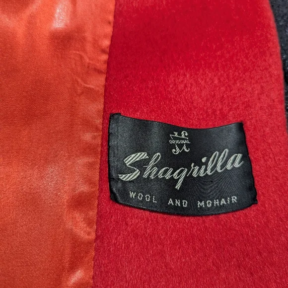 Vintage Red Women's Coat with Large Buttons, late 60s-70s. - Picture 11 of 15